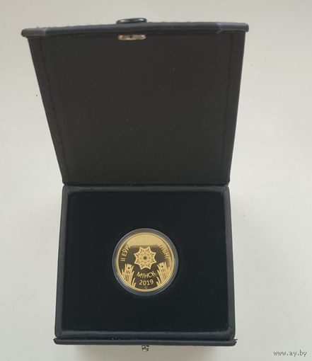 Футляр для монеты с ложементом 30.00 mm (50 руб., Au) черный