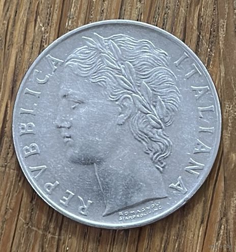 100 Лир Италия 1957г.