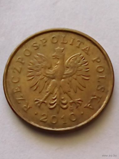 Польша 2 гроша 2010 г.