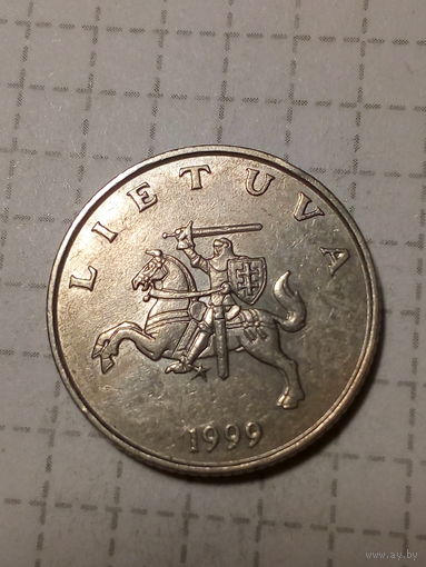1 лит Литва 1999 год