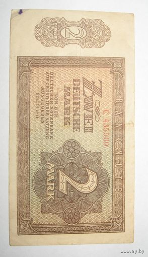 Гемания. ГДР. 2 марки 1948 г.