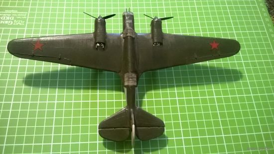 СБ-2 (1941 год) лыжный вариант (масштаб 1/72)