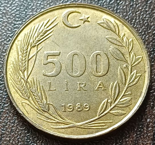 Турция 500 лир, 1989   ( 1-10-1 )