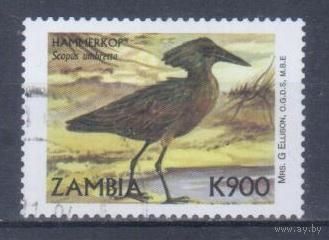 [1587] Замбия 1999. Фауна.Птица.Молотоглав. Гашеная марка.