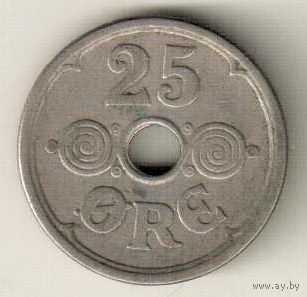 Дания 25 эре 1924