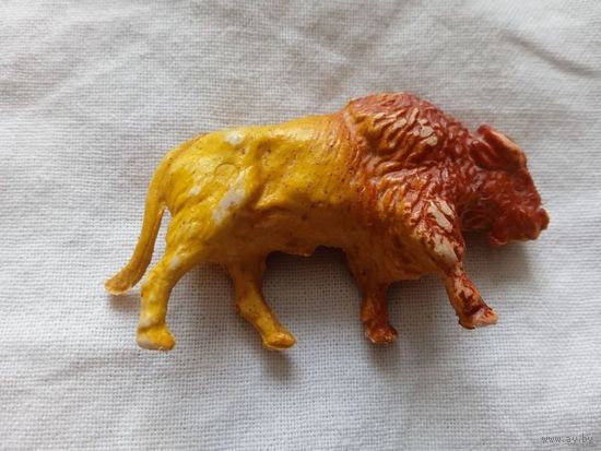 Зубр, игрушка ссср (5см)