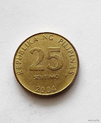 Филиппины 25 сентимо, 2004