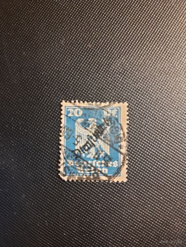 Германия. Служебная. 1924г. гашеная