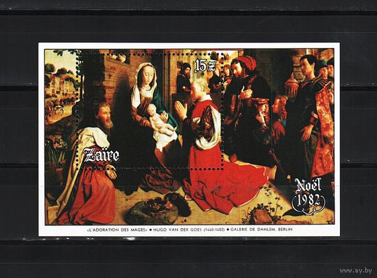 Заир 1982, Картины, Рождество, Mi 6,19, З179