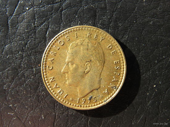 Испания. 1 песета. 1975. С 20 копеек. Распродажа коллекции. Смотрите другие лоты.