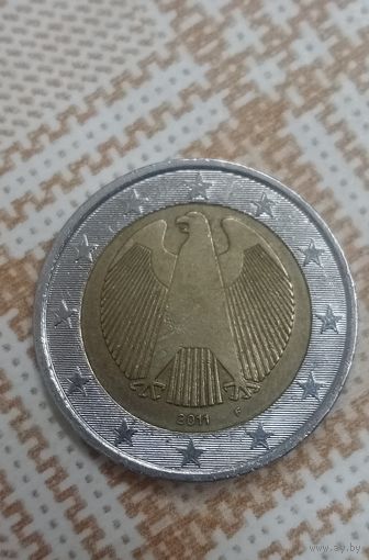 2 евро 2011 F Германия