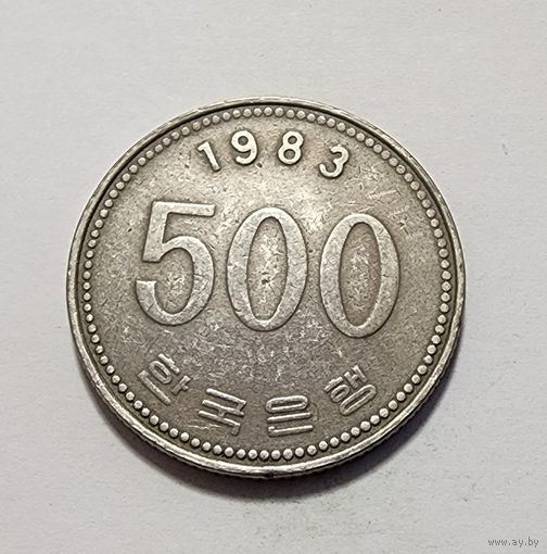 Южная Корея 500 вон, 1983