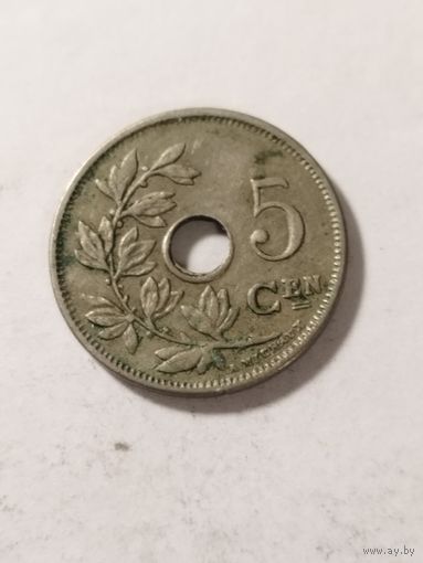 Бельгия 5 сентим 1910