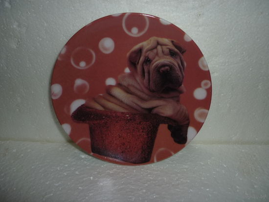 Небольшая Тарелка настенная. Фарфор.