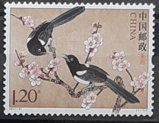 2017 Птицы - Сорока- Китай