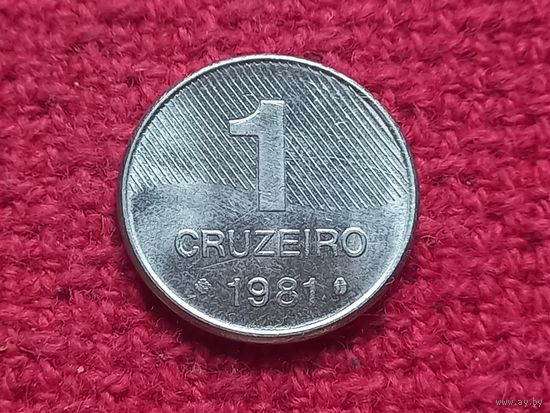 Бразилия 1 крузейро 1981 г.