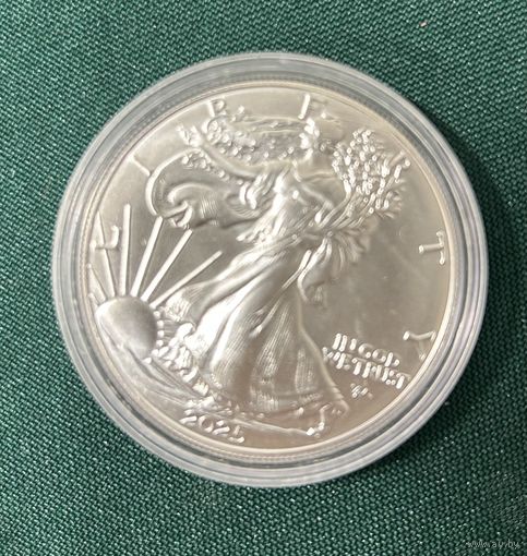 Шагающая свобода серебряный доллар