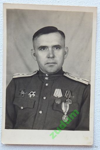 Капитан  РККА  8,5х12,5 см