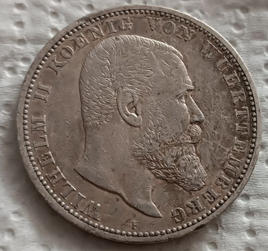 Вюртемберг 5 марок 1904