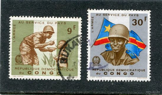 Конго. Помощь армии населению