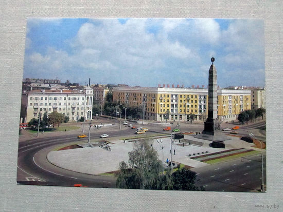 С014-5371 Открытка Минск Площадь Победы Фото Захарченко 1990 Чистая