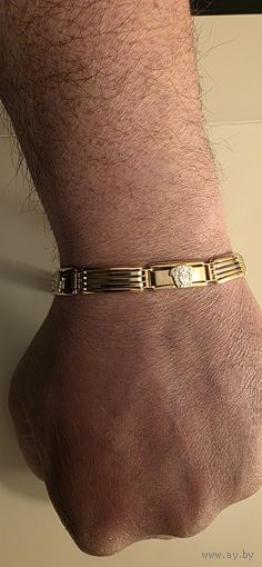 Браслет золото  шикарный 585 проба Versage.