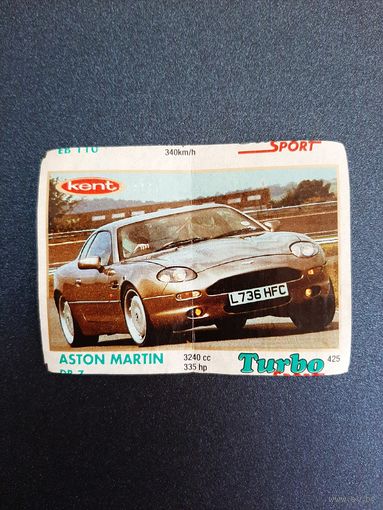 Вкладыш TURBO SPORT, ТУРБО СПОРТ мята. Состояние отличное. В коллекцию.