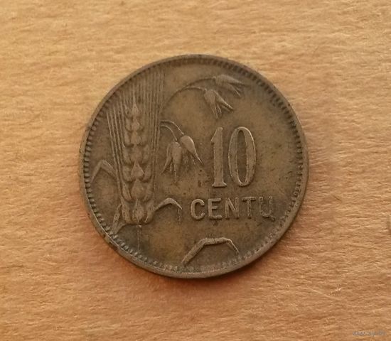 Литва, 10 центов 1925 г.