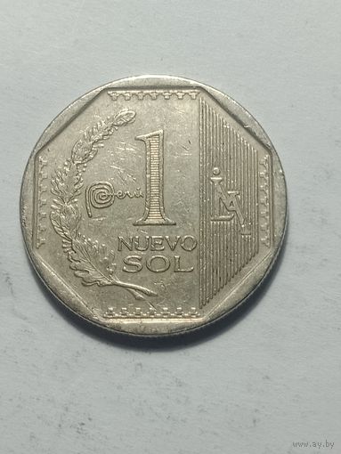 Перу  1 новый соль 2015 года .