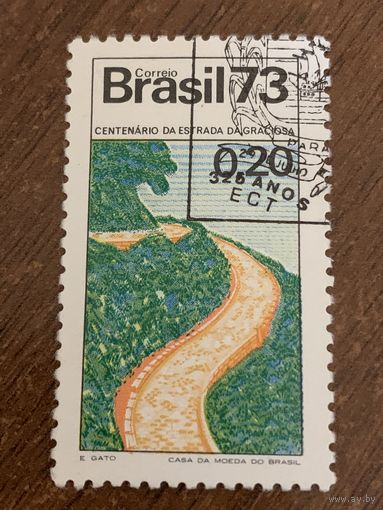 Бразилия 1973. Brazilian anniversaries. Марка из серии