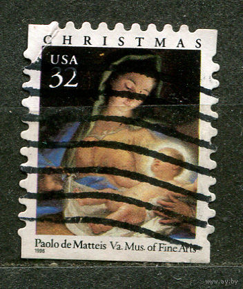 Живопись. Мадонна. США. 1996. Полная серия 1 марка