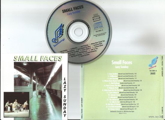SMALL FACES - Lazy Afternoon (EUROPE аудио CD)