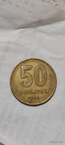 Аргентина 50 сентавос 1994
