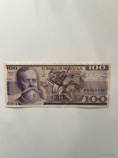 Мексика. 100 песо. 1982 год. Р8495746. AUNC