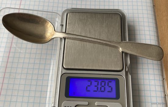 Чайная ложка серебро 84