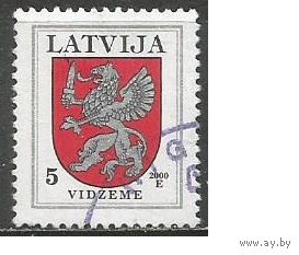 Латвия. Герб г.Видземе. 1994г. Mi#373.