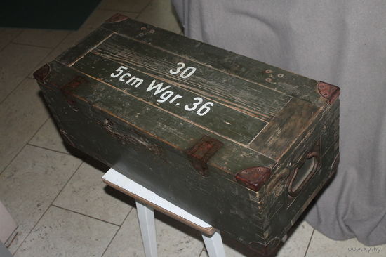 Ящик для 30шт мин немецкого миномёта 50мм.