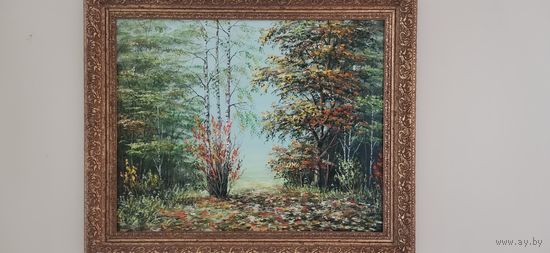 Картина маслом"Сентябрь"