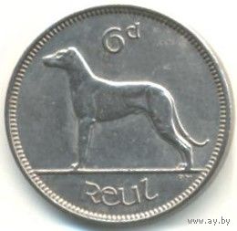 Ирландия. 6 пенсов 1950 г.