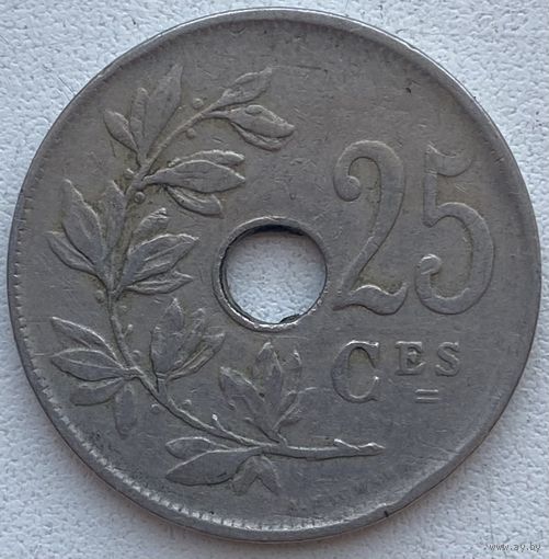 Бельгия 25 сантимов 1923 г. Belgique