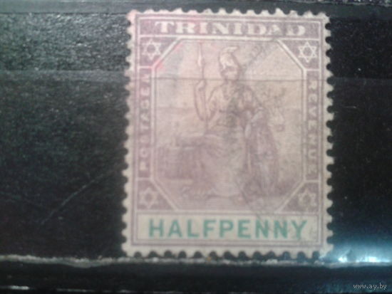 Тринидад, колония Англии, 1896. Стандарт. Сидящая Британия