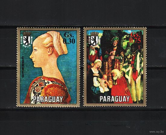 Парагвай 1971, Картины музея Берлин-Далем, Mi 0,52, П218