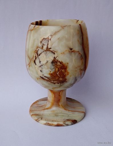 Бокал каменный, оникс