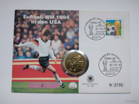 США 1/2 доллара 1994 Чемпионат мира по футболу 1994