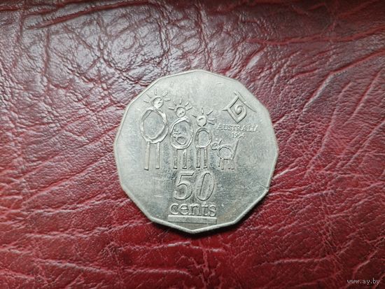 50 центов Австралия 1994 г. Год семьи.