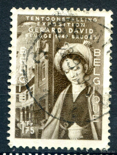 Бельгия - 1949г. - выставка картин, Мария Магдалена - 1 марка - полная серия, гашёная [Mi 846]. #2-Be-64-B-2