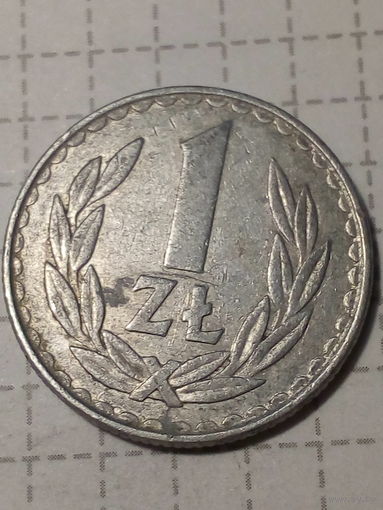 1 злотый Польша 1982 г