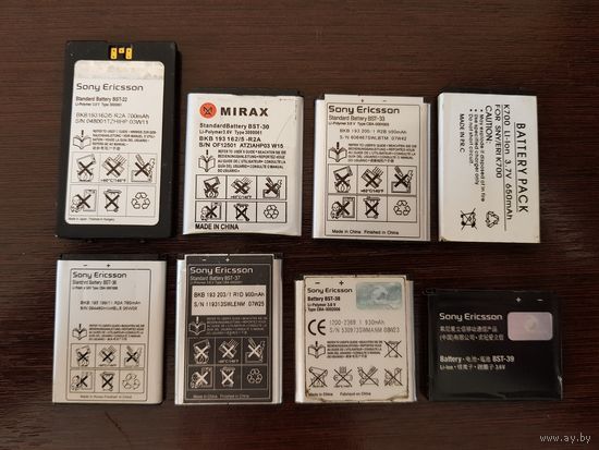 АКБ SONY ERICSSON   (16 шт.)