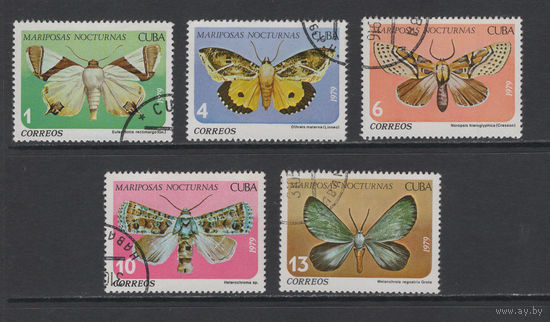 Фауна Бабочки Куба 1979  Used