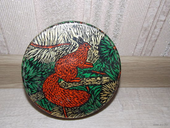 Коробка СССР из под халвы, жесть